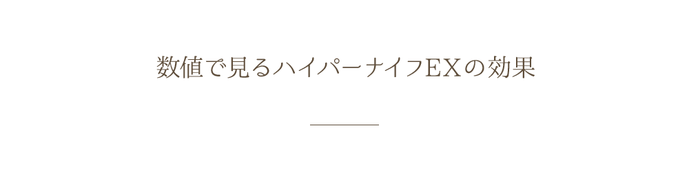 数値で見るハイパーナイフEXの効果