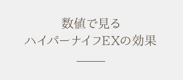 数値で見るハイパーナイフEXの効果