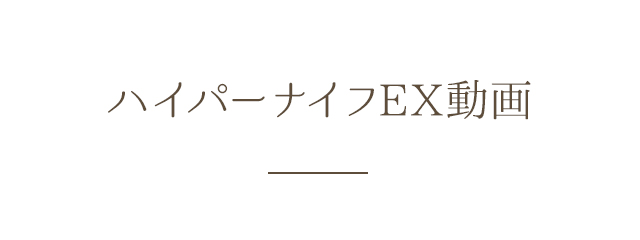 ハイパーナイフEX動画