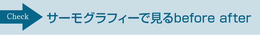 サーモグラフィーで見るbefore after