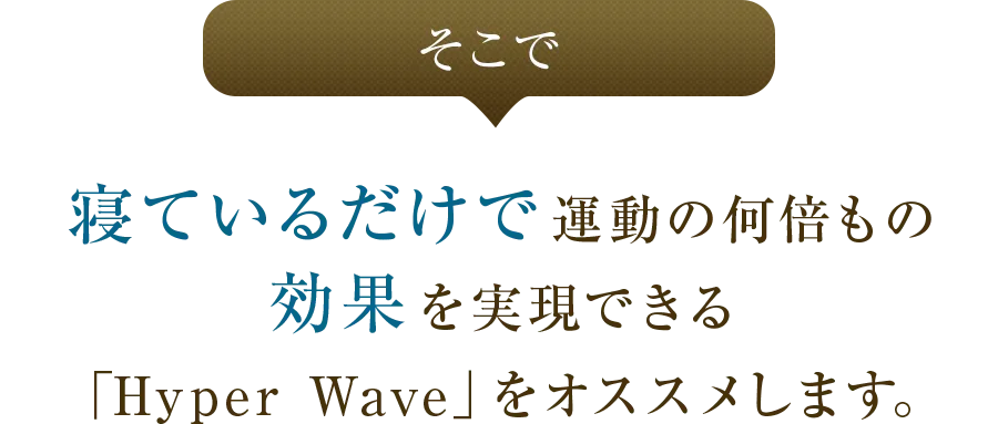 株式会社ワムのハイパーウェーブ®（QI波マシン）